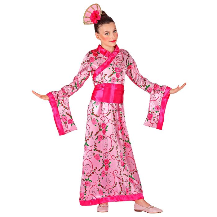 Kimono-prinsess kostym för flickor