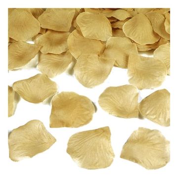 Gyllene rosblad 144x - 5x5 cm