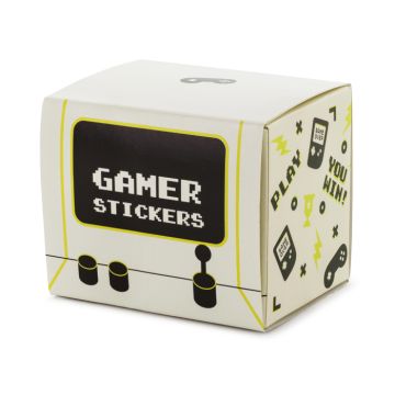 Mini gamer klistermärken mix 36x 