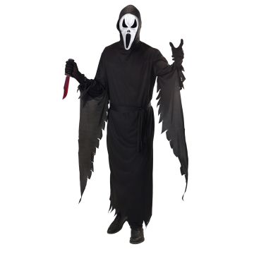 Skriande spökhalloweenkostym för herrar