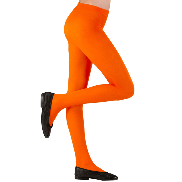 Orange strumpbyxor för barn