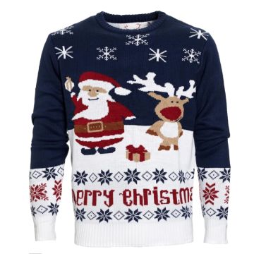 Julsweater Merry Christmas ekologisk bomull