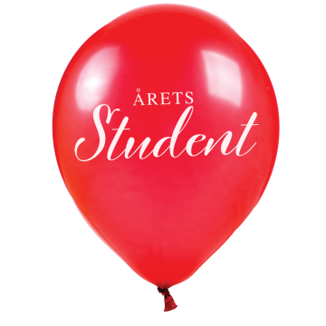 Årets Student Ballonger Röd 10x - 25cm