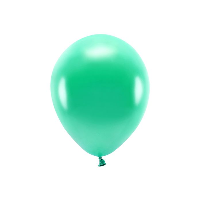Metallic Gröna Ballonger 10x - 30 cm 