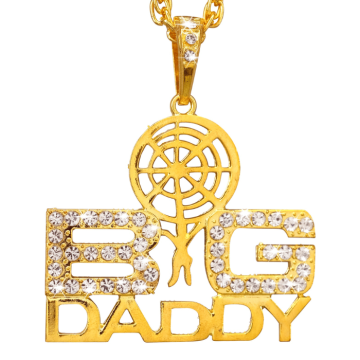 Big Daddy guldhalsband - 65 cm