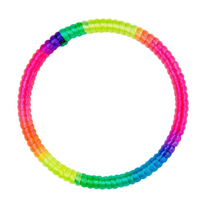 Neon Regnbågsfärgat Armband