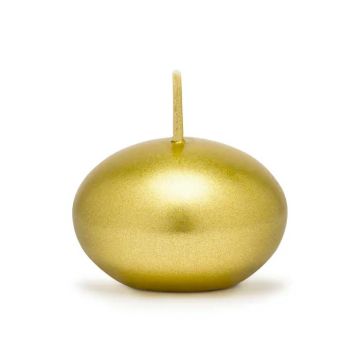 Flytande Stearinljus Metallic Guld 5x - 4 cm