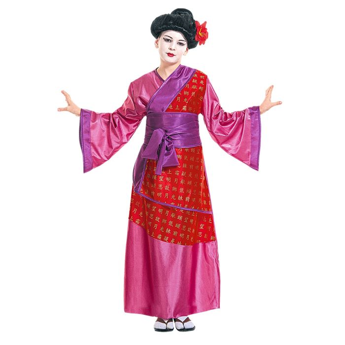 Elegant geisha kostym för tjejer