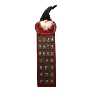 Fyll själv LED paketkalender med tomte på toppen jul Det Gamla Apoteket