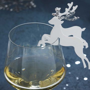 Ren glasdekoration i papper 10x 