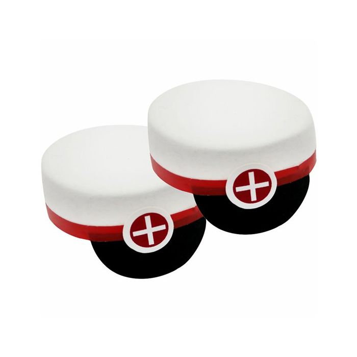 Röd studentmössa 2x - 8cm