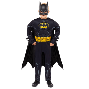 Batman® Klassisk svart kostym för barn