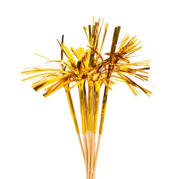 Guld Drinkspikar 10x - 24 cm