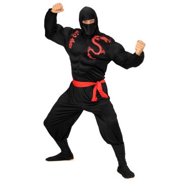 Muskulös ninja kostym för herrar