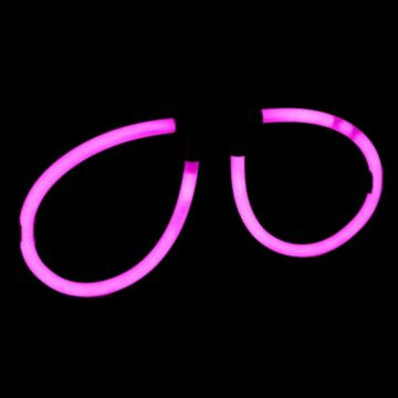 Glow stick-glasögon rosa - onesize