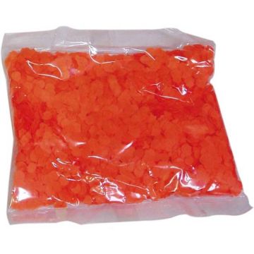 Orange konfetti - 100 gram