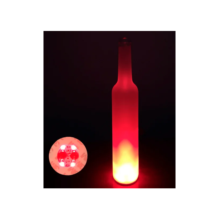 LED flaskljus röd