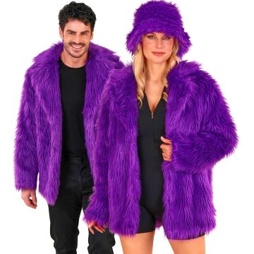 Liten pälsoverall till glamourös discofest