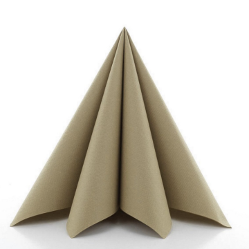 Lyxservetter naturbrun 12x - 40x40 cm