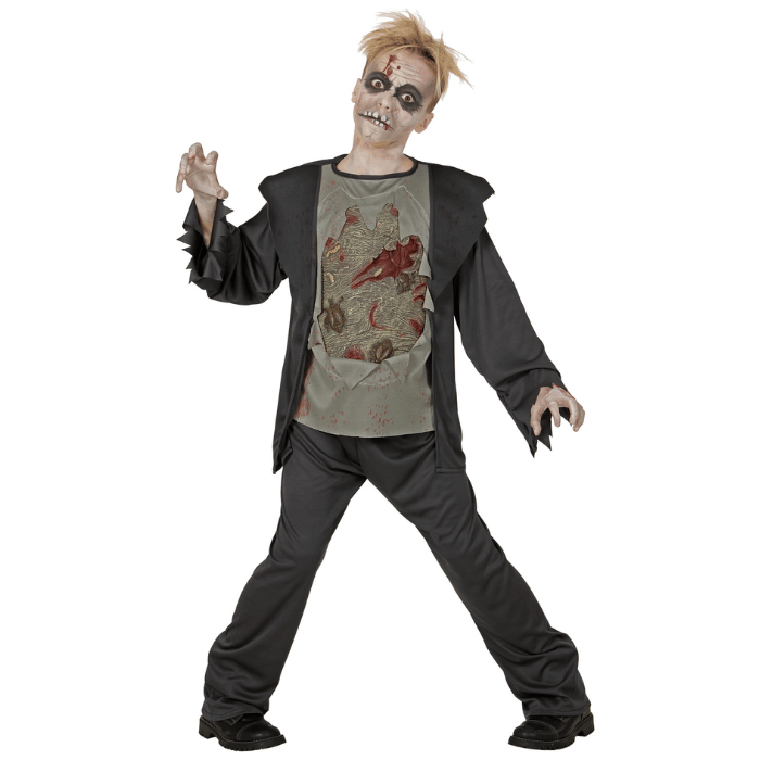 Zombie kostym för barn