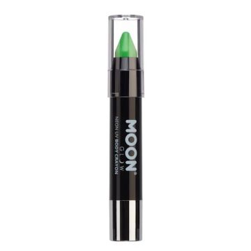 Neon UV Kroppsstift Intens Grön 3,2 g Moon Creations