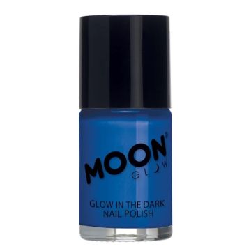Självlysande Nagellack Blå 14 ml Moon Creations 