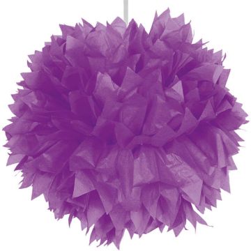 Lila pompom - 30 cm