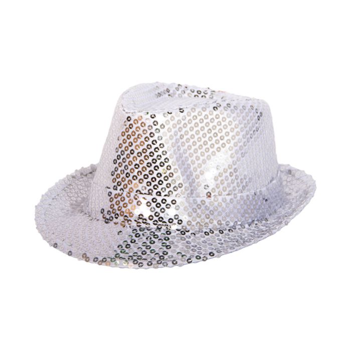 Silverhatt med glitter