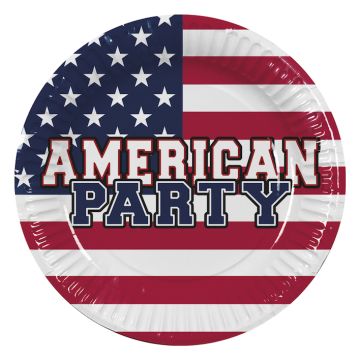 USA pappersfat 10x - 23 cm