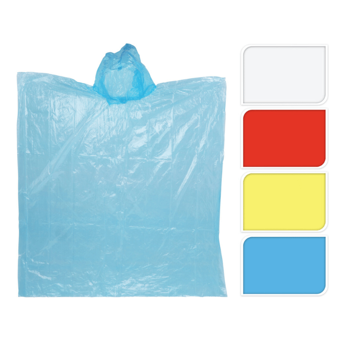 Engångs regnponcho för barn assorterade - onesize