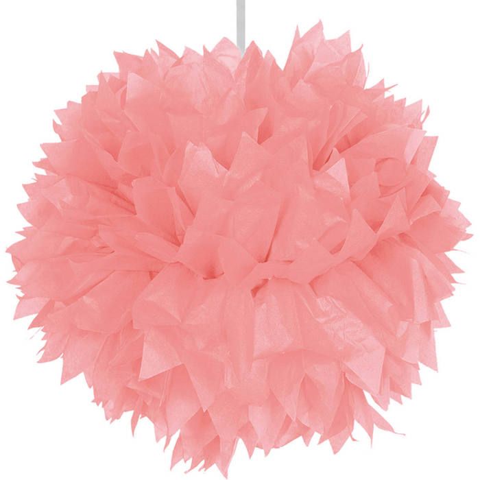 Rosa Pompom - 30 cm