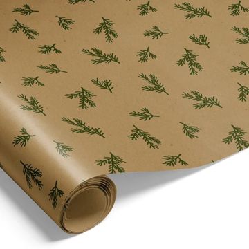Presentpapper med gran presentinslagning 1000x70 cm Det Gamla Apoteket 