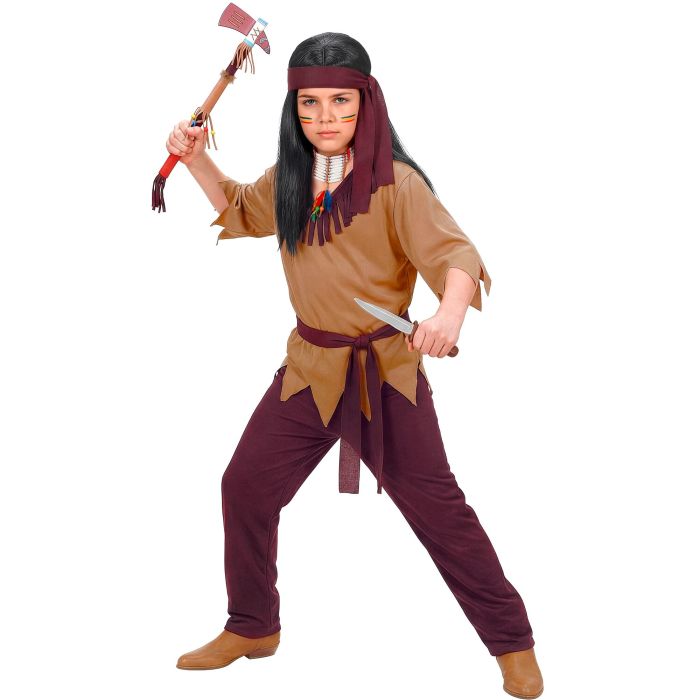 Modigt indianer kostym för pojkar