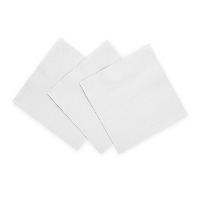 Vita servetter 20x - 33x33cm