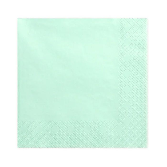 Lime gröna servetter 20x - 33x33 cm