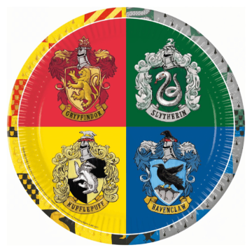 Harry Potter® papptallrikar 8x - 23 cm