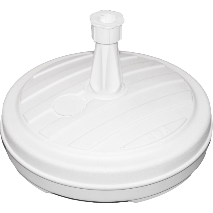 Vit parasollfot till stänger 18-32 mm - 13 L