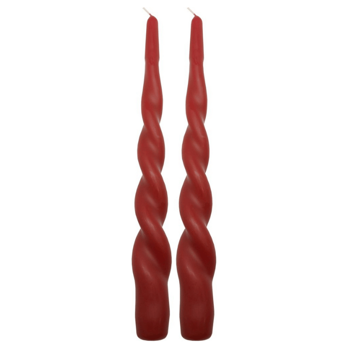 Snodda stagljus rubinröd 2x - 24 cm