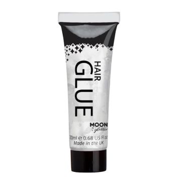 Moon Creations glitterhårlim transparent - 20 ml