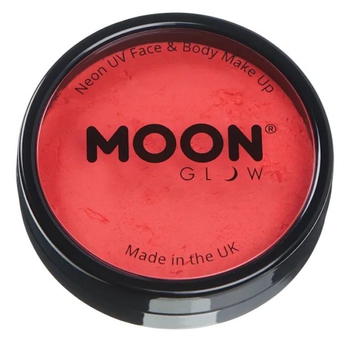 Neon UV Ansikts- och Kroppsmålning Intensiv Röd 36 g Moon Creations