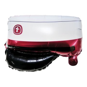 Studentmössa Folieballong Röd - 39 x 53 cm