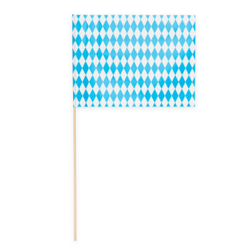 Oktoberfest flagga på pinne 10x - 20x30 cm