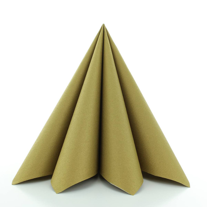 Luksus servetter guld 12x - 40x40 cm