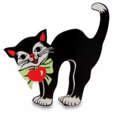 Pappkatter till fastlag 5x - 15 cm