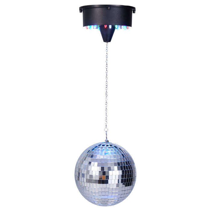 Disco kula silver LED 15 cm 