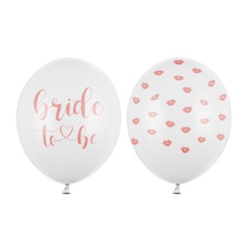 "Bride To Be" ballonger 50x - 30 cm