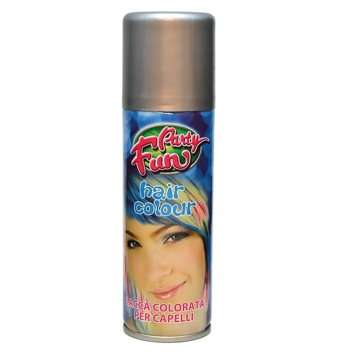 Hårspray med färg 125 ml silver