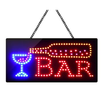LED bar-skylt - 48x25 cm