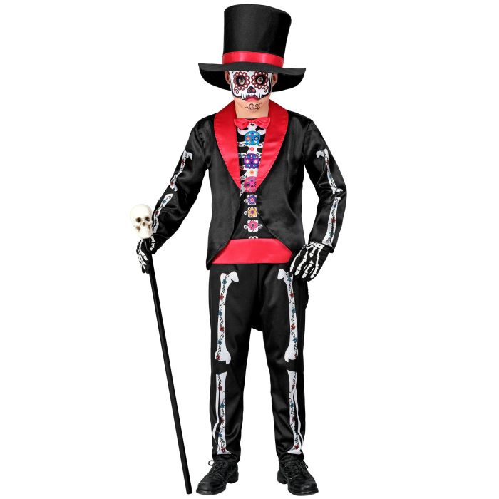 Dia de los Muertos kostym för pojkar