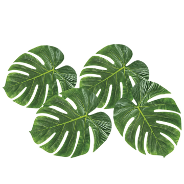 Monstera dekorationblad 4x